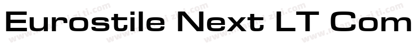 Eurostile Next LT Com Extended字体转换